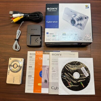 Sony Cyber-shot DSC-W350 14.1MP Digital Camera - Black for