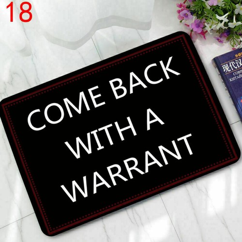 Letter Printed Notice Home Entrance Floor Rug Non-slip Doormat Carpet Door Mat - Picture 30 of 31