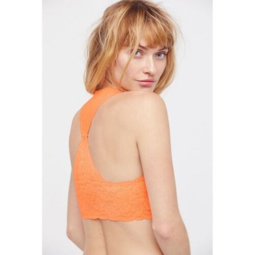 Free People Intimately Galloon Lace Racer Back Bralette Size XS - Picture 2 of 11