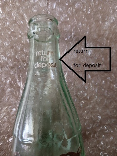 Coke Bottle 10oz return for deposit Grand Forks N.D. - Picture 6 of 7