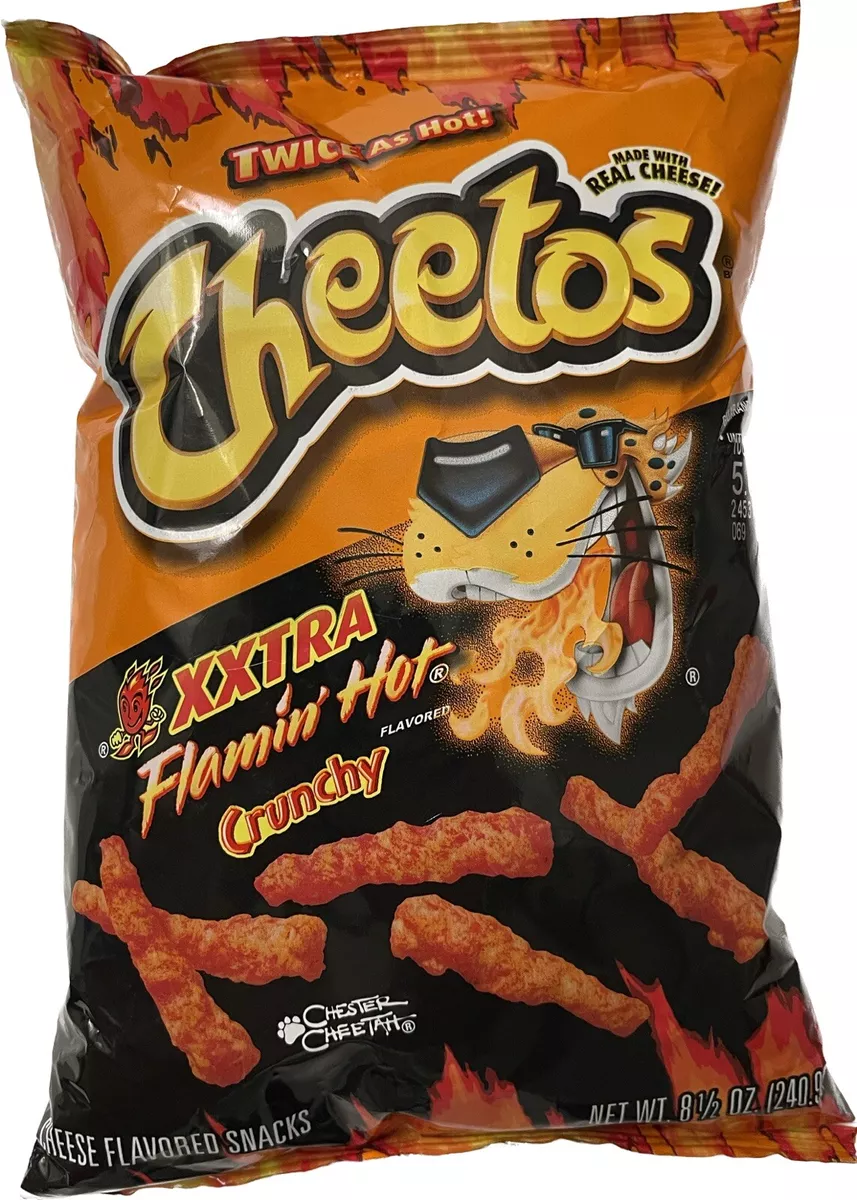 Cheetos Flamin' Hot Crunchy Cheese Flavored Snacks 8.5 oz