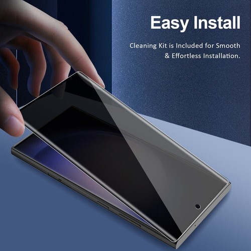 Protector de pantalla antiburbujas anti-miradas para teléfono Samsung Galaxy S25 Ultra SM-S938U - Imagen 10 de 10