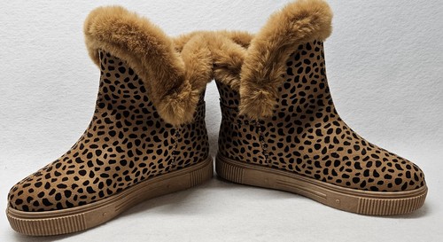 Bamboo Cozette03 Foldable Winter Faux Fur Comfort Bootie Size 7/ New - Picture 3 of 10