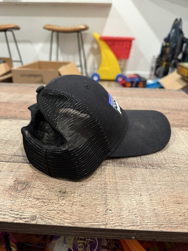 Patagonia P-6 Logo Snapback LoPro Trucker Sombrero Negro Gorra de Malla Ajustable Exterior - Imagen 5 de 9