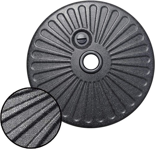 Durable and Stylish Water-Filled Patio Umbrella Base - Fits 1.5" and 1.9" Poles - Picture 4 of 9
