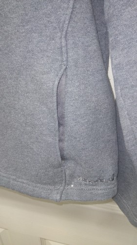 Merrell Hoodie Women's Large Gray Zip Up Long Sleeve Jacket - Picture 4 of 17