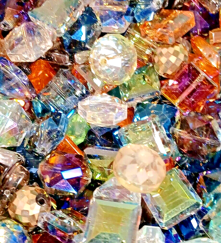 75 pcs Glass Loose Beads Large Austrian Crystal Spacer Bead Lot Jewelry Making - Picture 1 of 7