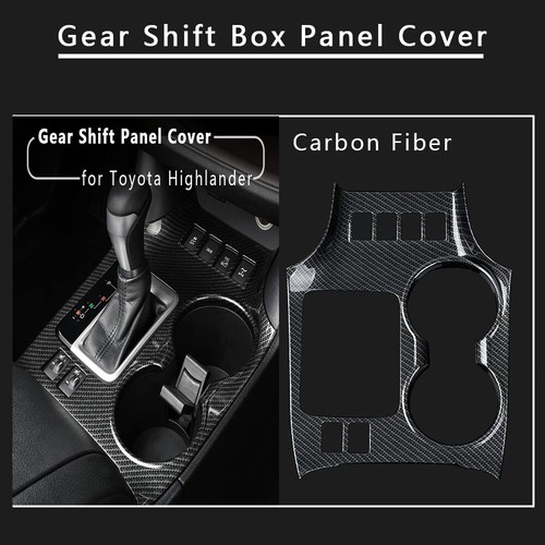 Car Accessories Inner Gear Shift Box Panel Trim For Toyota Highlander 2015-2019 - Picture 4 of 12