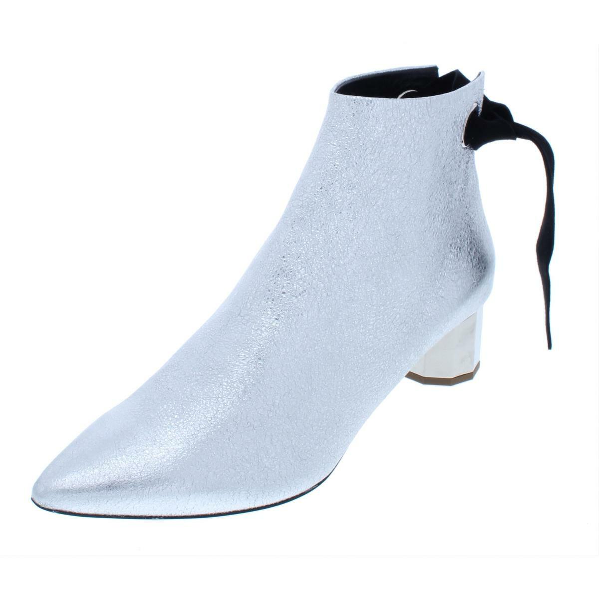 Proenza Proenza Proenza Schouler Botines para mujer Plata Puntiagudo botín 36 Medio (B, M BHFO 6492 1dd165 Proenza Proenza Proenza Schouler Botines para mujer Plata Puntiagudo botín 36 Medio (B, M BHFO 6492 1dd165