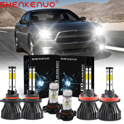 FIT For Dodge Charger 2011 2012 2013 2014 LED Headlight Hi/Lo + Fog Light Bulbs | eBay FIT For Dodge Charger 2011 2012 2013 2014 LED Headlight Hi/Lo + Fog Light Bulbs | eBay