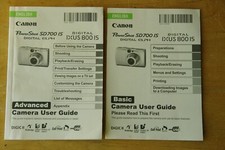 Canon PowerShot SD700 IS, Digital ELPH IXUS 800 IS, Basic & Advanced User Guides