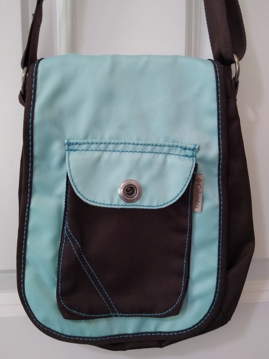 Columbia Azza II Small Messenger Crossbody Bag Blue/Brown Travel