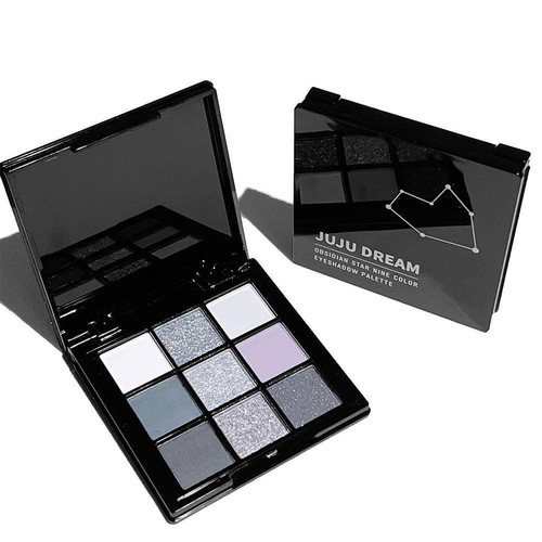 Nine-colors Eyeshadow Palette Smoke Makeup Dark Dark Z9O4 Y4Y3 Z Plate P4E1 Y7V6 - Picture 2 of 14