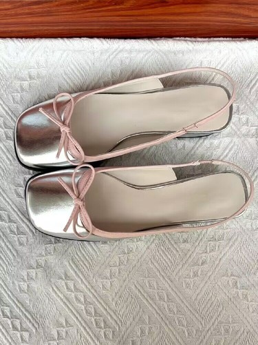 Para mujer Zapatos de barco con astillas punta cuadrada sin cordones Zapatos planos de ballet cómodos - Imagen 16 de 29