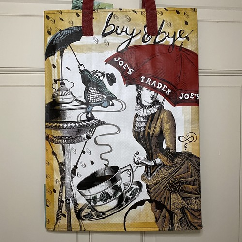 TRADER JOE'S REUSABLE BAG WA WASHINGTON STATE SEATTLE GROCERY SHOPPING TOTE ECO - Picture 3 of 5