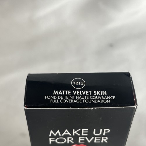 Make Up For Ever Matte Velvet Foundation Y215 NWB - Picture 4 of 8