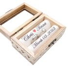 Unbranded White Ring Ring Bearer Boxes Baskets