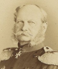 WILLIAM I OF GERMANY AND PRUSSIA. CDV OF ARTWORK. PARIS, FRANCE.