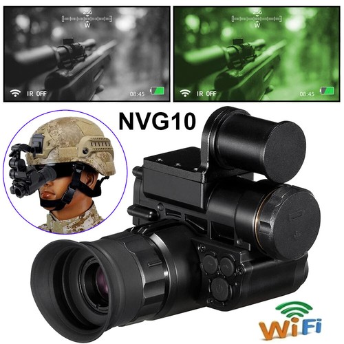 NVG10 Night Vision Goggles Monocular Green WIFI 1080p Tactical Helmet Hunting - Bild 2 von 14