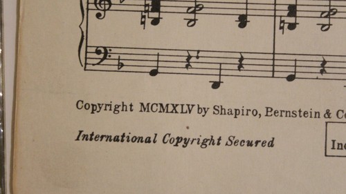 I'd Do It All Over Again Sheet Music 1945 vintage - Picture 2 of 2