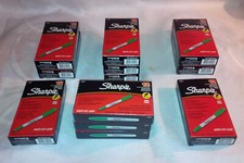 144 ct New Genuine SHARPIE GREEN Write Out Loud Fine Permanent Marker #30004