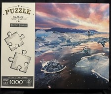 RMS Classic Family Pastime 1,000 Piece Puzzle  Arctic Sunrise Abstract Pastels