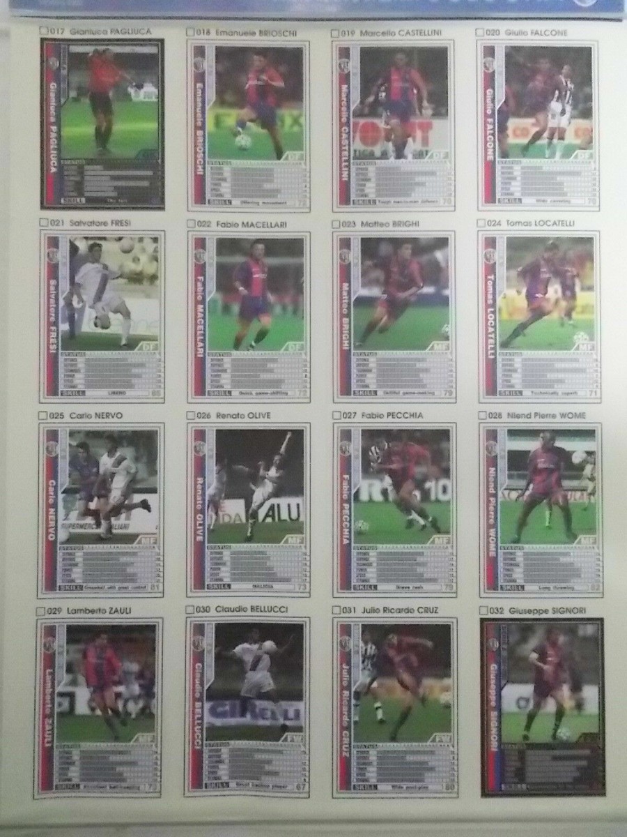 wccfセリエＡ 2002-03 Panini WCCF Serie A Superstars #IS01 Sebastien Frey