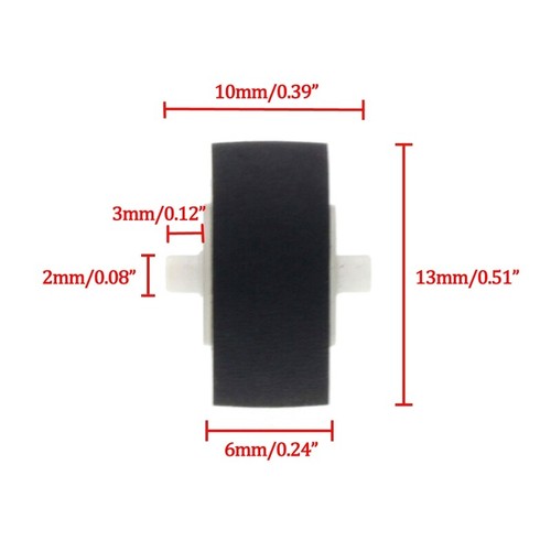 5Pcs For Sony RS-CH770 RS-BX501 RS-C1060 Tape Recorder Pinch Roller Wheel - Picture 3 of 9