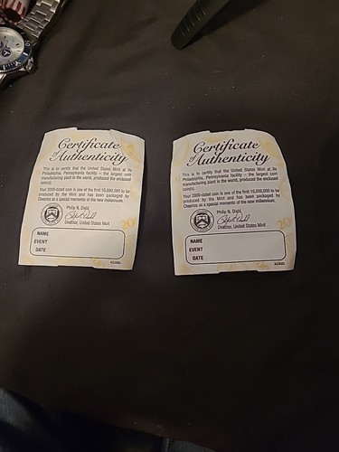 2000 Lincoln Cherrios Penny Coin Uncirculated COA Millennium Sealed. - Picture 5 of 11