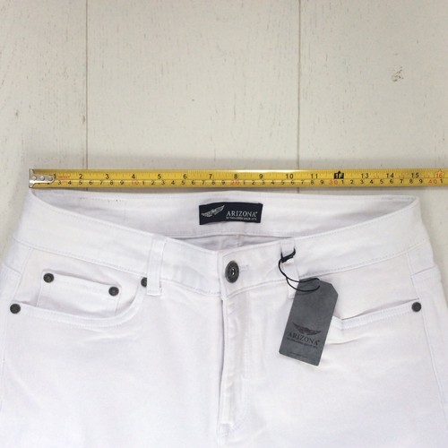 Arizona Women’s 98% Cotton 2%-Elastane White Jeans / Trousers - Size UK 16 - New - Picture 7 of 16