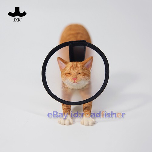 JXK 1/6 Estirante Gato Modelo Animal Figura Creativa Escena Accesorio Decoración Juguetes - Imagen 18 de 33