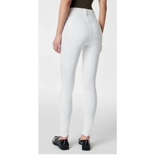 NWOT - SPANX Brand (XL) White Pull-on Ankle Length Skinny Jeans - Picture 8 of 8