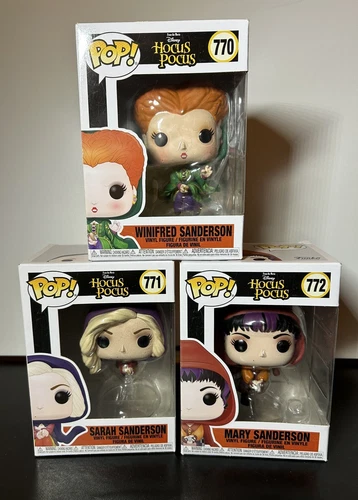 Funko Pop Hocus Pocus Winifred Mary Sarah Sanderson  LOT SET  770 771 772 Flying