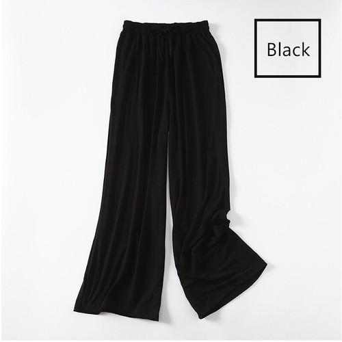 Women Wide Leg Palazzo Pants Modal Casual Trousers Pajamas Drawstring Loose Yoga - Picture 18 of 20