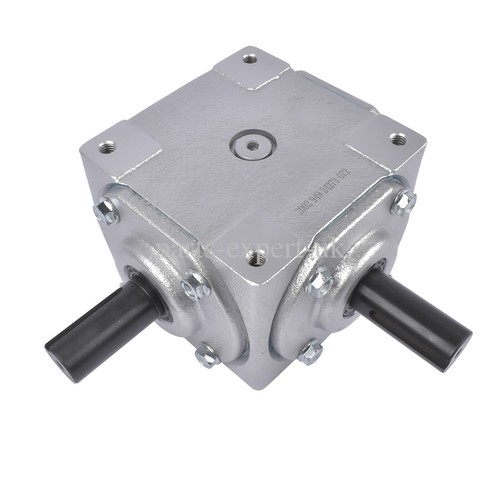 Caja de cambios cónica ángulo recto de 40 HP con orificio cruzado y eje con llave relación CW a CW 1:1 - Imagen 2 de 11