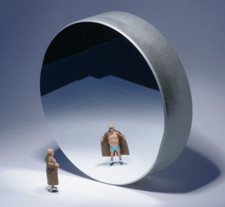 Zeiss silver aluminum mirror Ø diameter 12mm TH. 3mm #1124-3