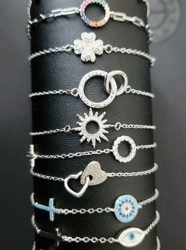 Pulsera religiosa judía pequeña estrella de David personalizada de plata 925 regalo - Imagen 8 de 10