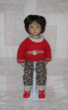 Kemper TRACY Unisex Doll Wig SIZE 7/8 DARK BROWN Short W/Layers Body LY NWT