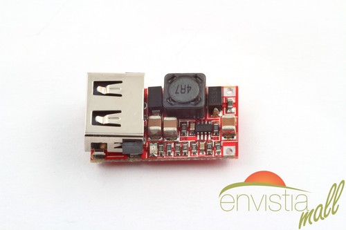 6-24V DC Input to 5V 2A USB Car Charger Module DC-DC Buck Step-Down Converter - Picture 3 of 5