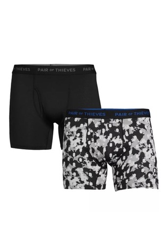 Pair of Thieves Men’s SuperFit Boxer Briefs, 2-Pack Small 28-30, 5 inch Inseam - Picture 2 of 3
