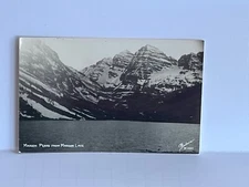 RPPC Maroon Peaks from Maroon Lake Colorado CO Sanborn Photo A17