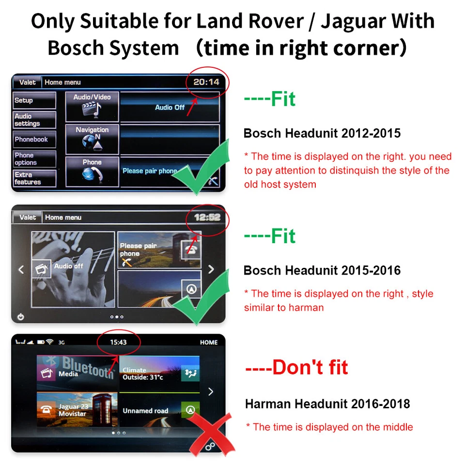 For Apple Wireless Carplay For Land Rover/Jaguar/Range Rover/Evoque/Discovery Foto 3 de 4