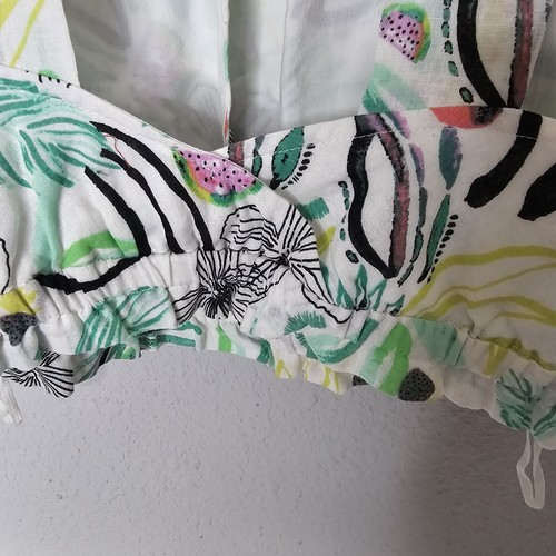 Free People Halter Top Womens Medium Lots of Love Printed Floral Boho Vacation - Picture 7 of 12