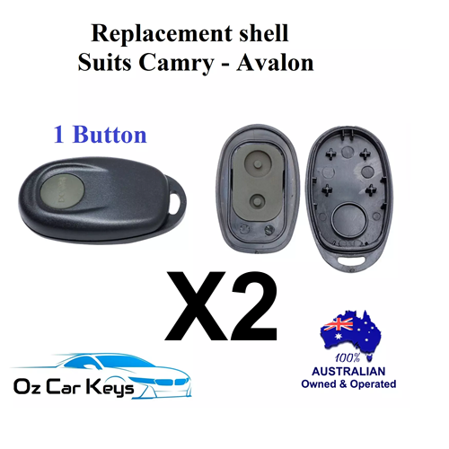 Remote 1 Button Shell Case Cover Enclosure Suits Toyota Camry Avalon 2000 - 2006 - Picture 1 of 8