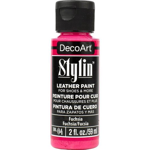 DecoArt Stylin' Fashion Paint - 20 colours for leather canvas Satin Finish Paint - Picture 30 of 44