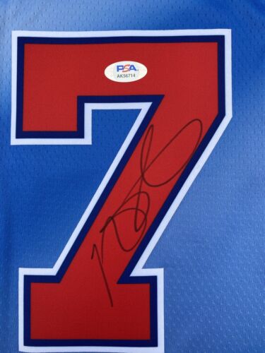 KEVIN DURANT #7 SIGNED BROOKLYN NETS SWINGMAN BASKETBALL JERSEY PSA/DNA WARRIORS - Picture 3 of 7
