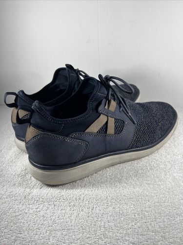 Florsheim Men Venture Knit Plain Toe Lace Up Casual Sneaker Blue & Gray SZ 9.5W - Picture 15 of 21