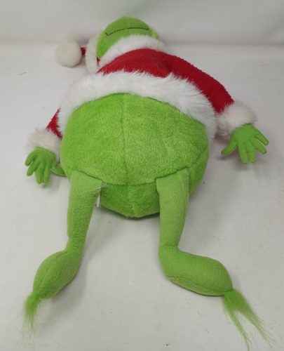 Vintage 1998 Hallmark Dr Seuss The Grinch Who Stole Christmas Santa 16" Plush - Picture 6 of 7
