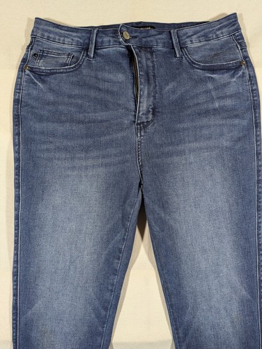Judy Blue Jeans Women's 15x32 Lucy High Rise Tummy Control Top Skinny Denim Blue - Picture 2 of 11
