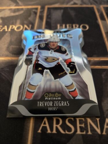 2021-22 O-Pee-Chee Platinum Die Cuts Trevor Zegras #DC-21 Ducks